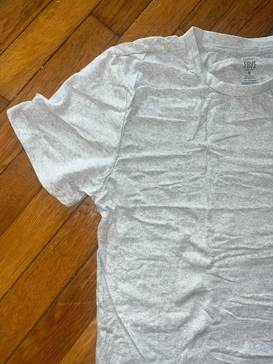 Frye Heather Gray Crewneck T-Shirt - NWOT - Picture 2 of 6